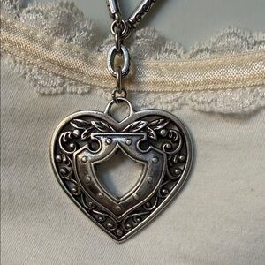 Brighton Silver Heart Necklace 170
